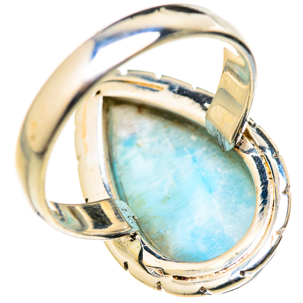 Larimar Rings handcrafted by Ana Silver Co - RING127965 - Photo 3