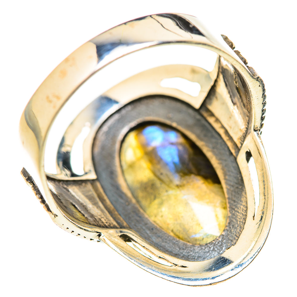 Labradorite Rings handcrafted by Ana Silver Co - RING127969 - Photo 3