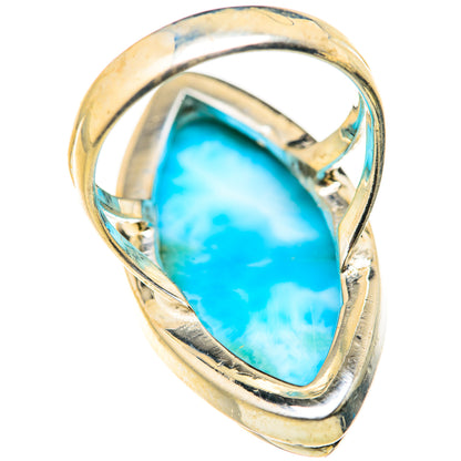 Larimar Rings handcrafted by Ana Silver Co - RING127986 - Photo 3
