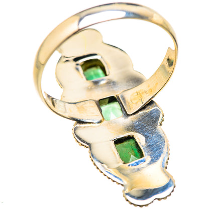 Zambian Emerald Rings handcrafted by Ana Silver Co - RING127989 - Photo 3