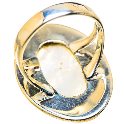 Rainbow Moosntone Rings handcrafted by Ana Silver Co - RING127995 - Photo 3