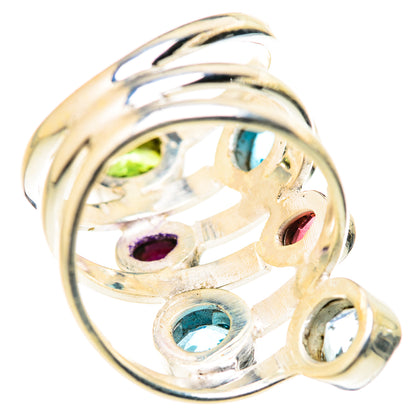 Blue Topaz Rings handcrafted by Ana Silver Co - RING127998 - Photo 3