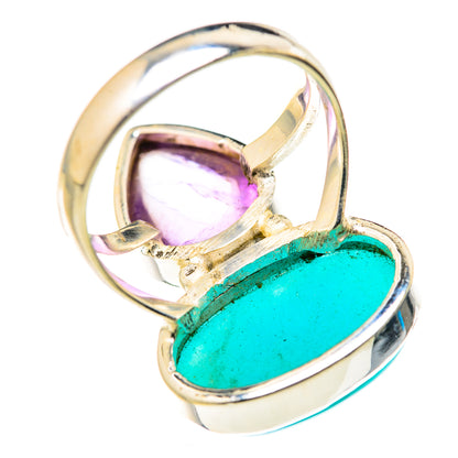 Amazonite Rings handcrafted by Ana Silver Co - RING128000 - Photo 3