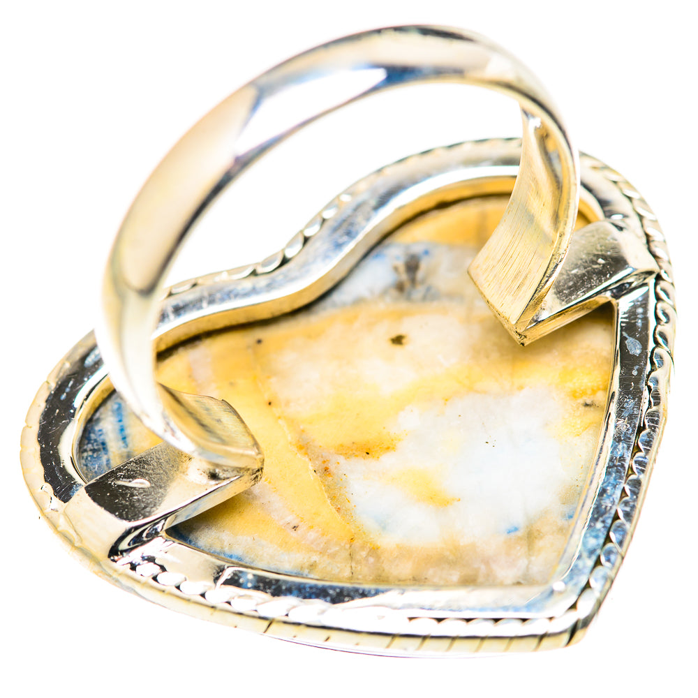 Blue Scheelite Rings handcrafted by Ana Silver Co - RING128002 - Photo 3
