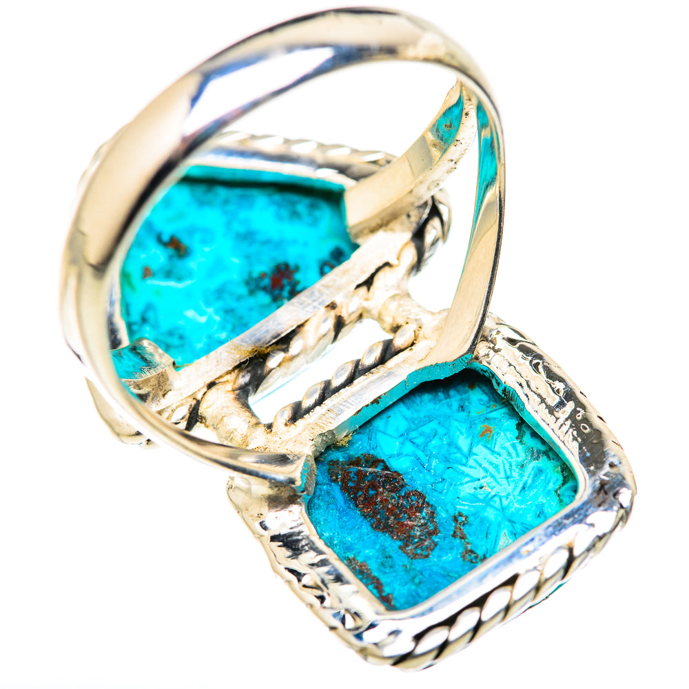 Shattuckite Rings handcrafted by Ana Silver Co - RING128003 - Photo 3