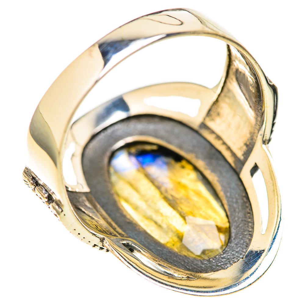 Labradorite Rings handcrafted by Ana Silver Co - RING128010 - Photo 3