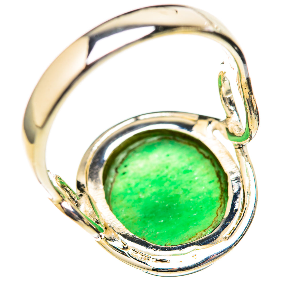 Green Aventurine Rings handcrafted by Ana Silver Co - RING128016 - Photo 3