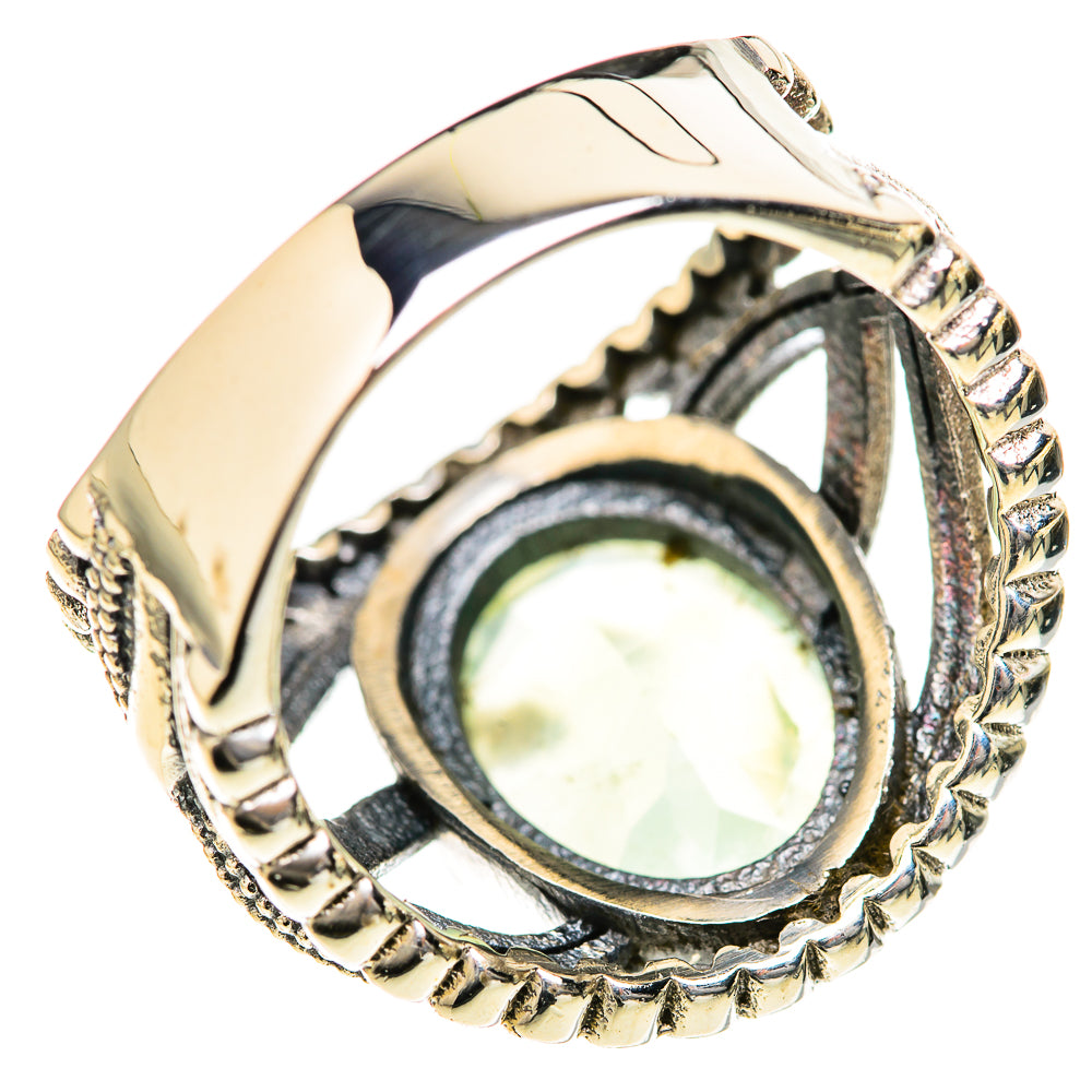 Prehnite Rings handcrafted by Ana Silver Co - RING128018 - Photo 3