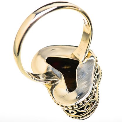 Mexican Fire Agate Rings handcrafted by Ana Silver Co - RING128021 - Photo 3