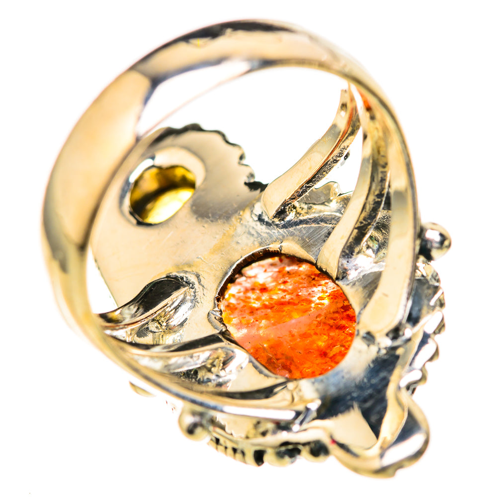 Sunstone Rings handcrafted by Ana Silver Co - RING128022 - Photo 3