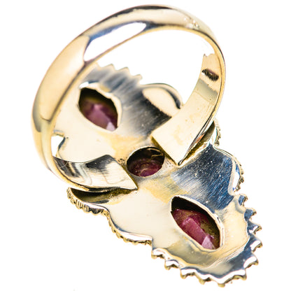 Red Sillimanite Rings handcrafted by Ana Silver Co - RING128023 - Photo 3