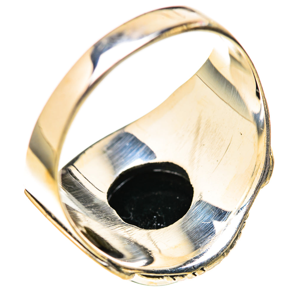 Black Druzy Rings handcrafted by Ana Silver Co - RING128026 - Photo 3