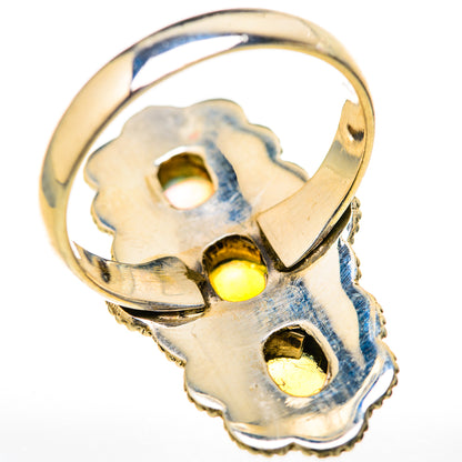 Ethiopian Opal Rings handcrafted by Ana Silver Co - RING128033 - Photo 3