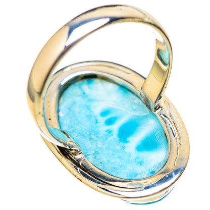 Larimar Rings handcrafted by Ana Silver Co - RING128040 - Photo 3