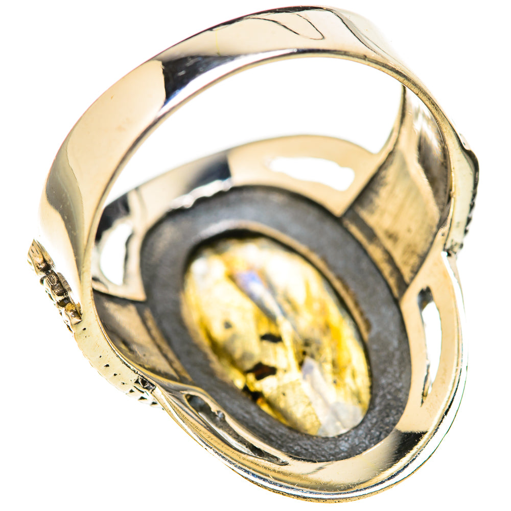 Labradorite Rings handcrafted by Ana Silver Co - RING128041 - Photo 3