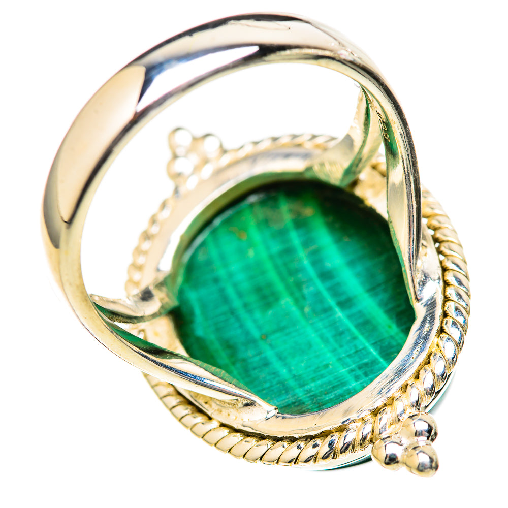 Malachite Rings handcrafted by Ana Silver Co - RING128045 - Photo 3