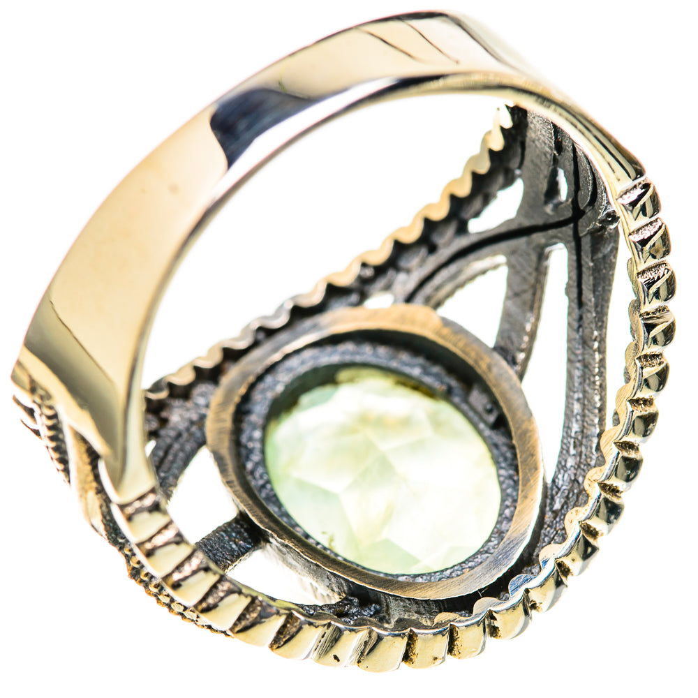 Prehnite Rings handcrafted by Ana Silver Co - RING128048 - Photo 3