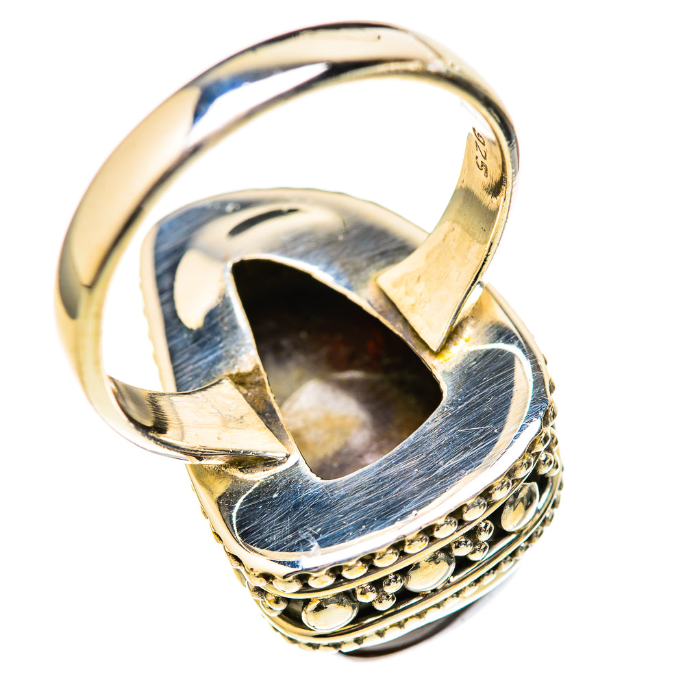 Mexican Fire Agate Rings handcrafted by Ana Silver Co - RING128049 - Photo 3