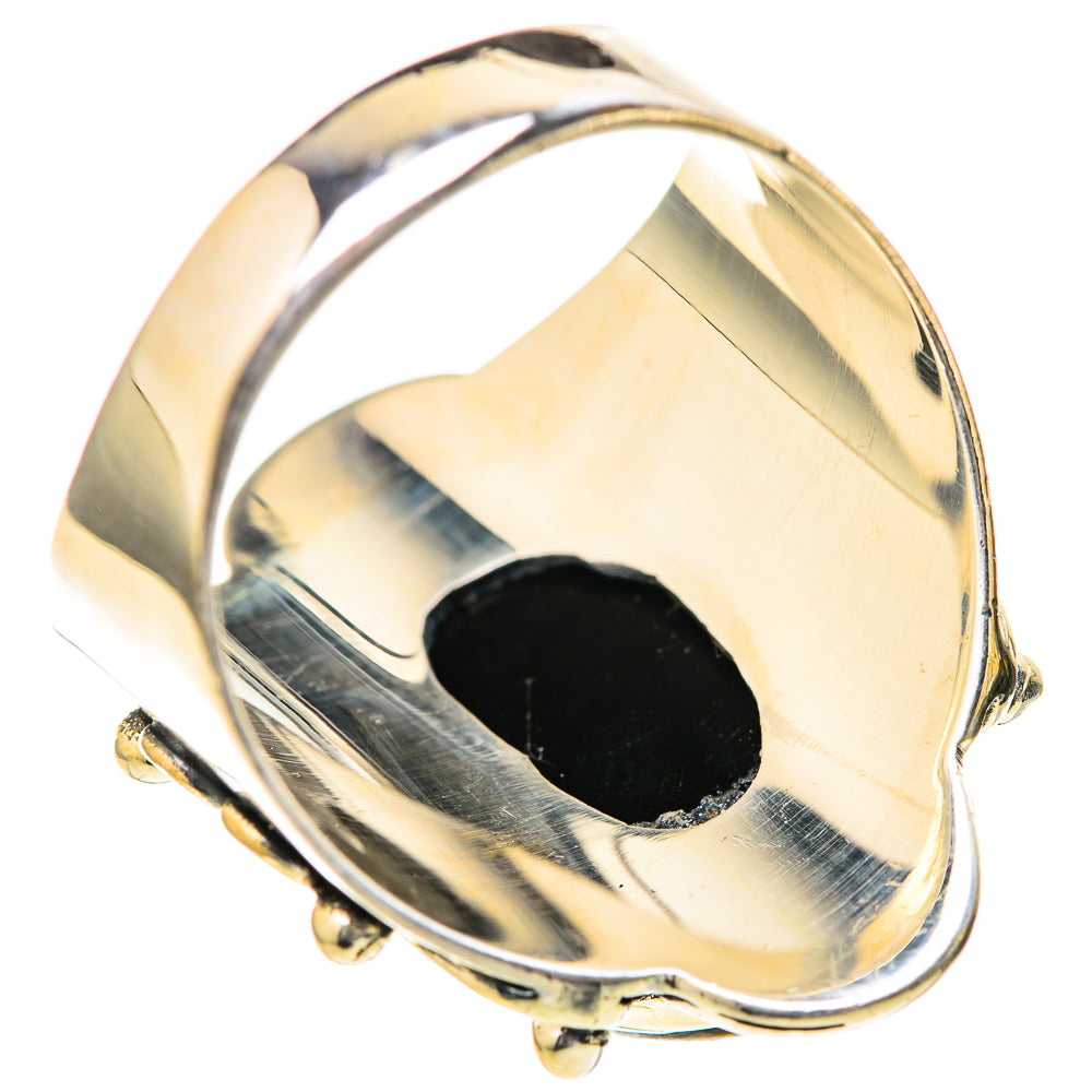 Black Druzy Rings handcrafted by Ana Silver Co - RING128057 - Photo 3