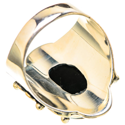 Black Druzy Rings handcrafted by Ana Silver Co - RING128057 - Photo 3
