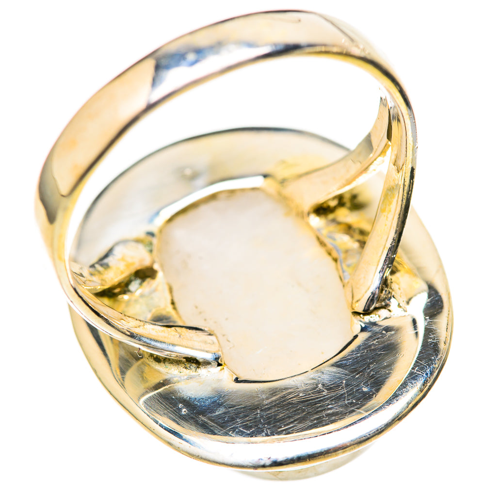 Rainbow Moonstone Rings handcrafted by Ana Silver Co - RING128060 - Photo 3