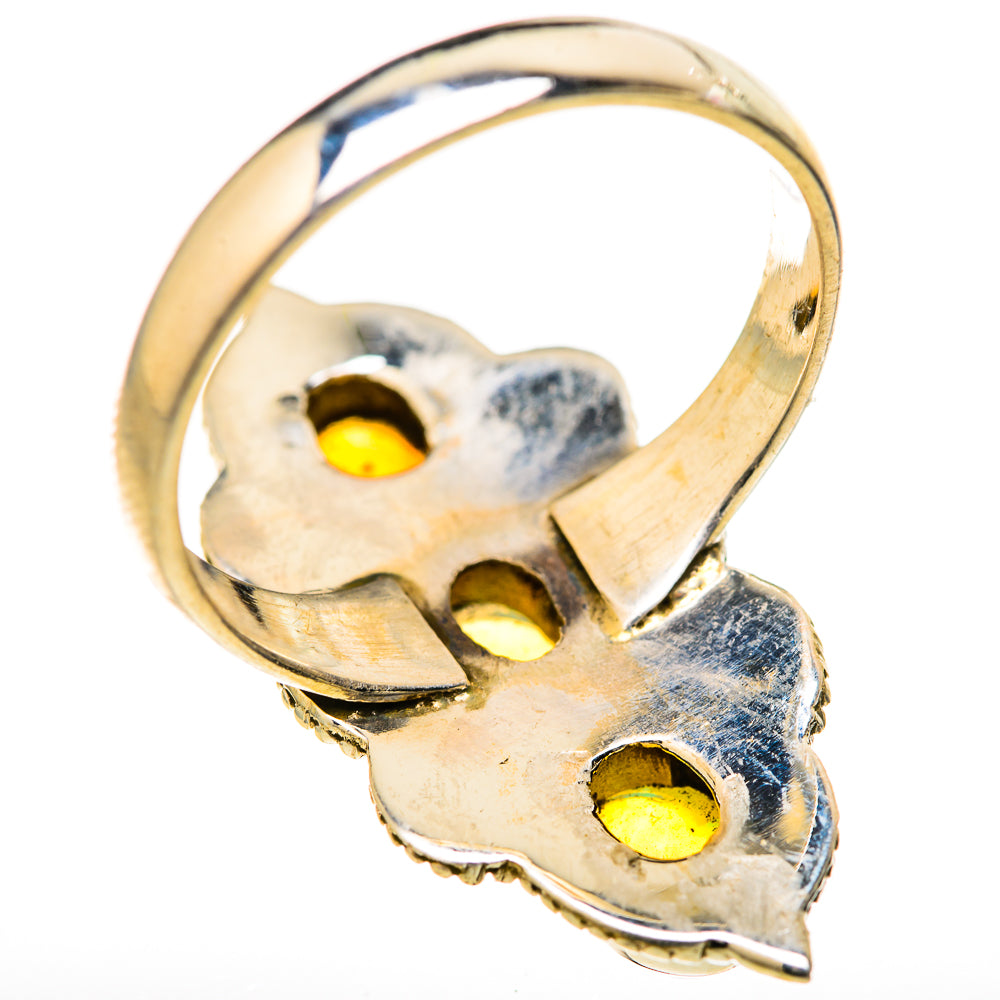 Ethiopian Opal Rings handcrafted by Ana Silver Co - RING128067 - Photo 3