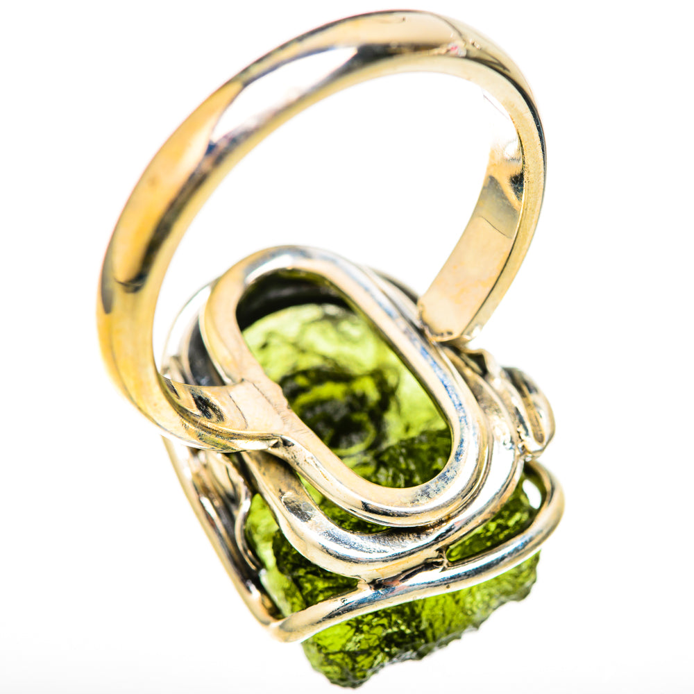 Czech Moldavite Rings handcrafted by Ana Silver Co - RING128076 - Photo 3