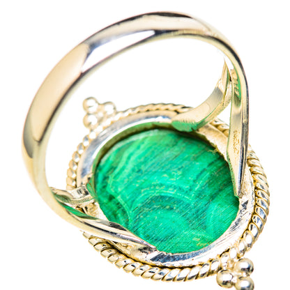 Malachite Rings handcrafted by Ana Silver Co - RING128079 - Photo 3