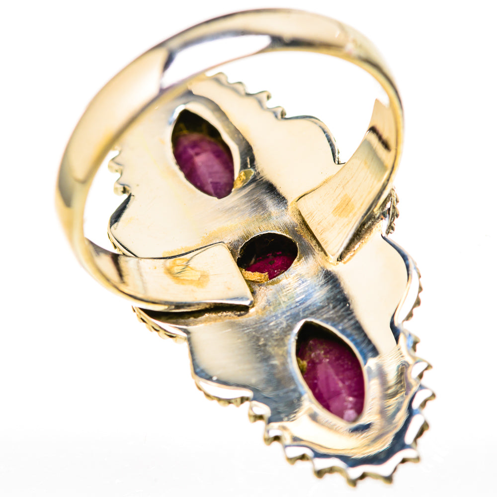 Red Sillimanite Rings handcrafted by Ana Silver Co - RING128082 - Photo 3