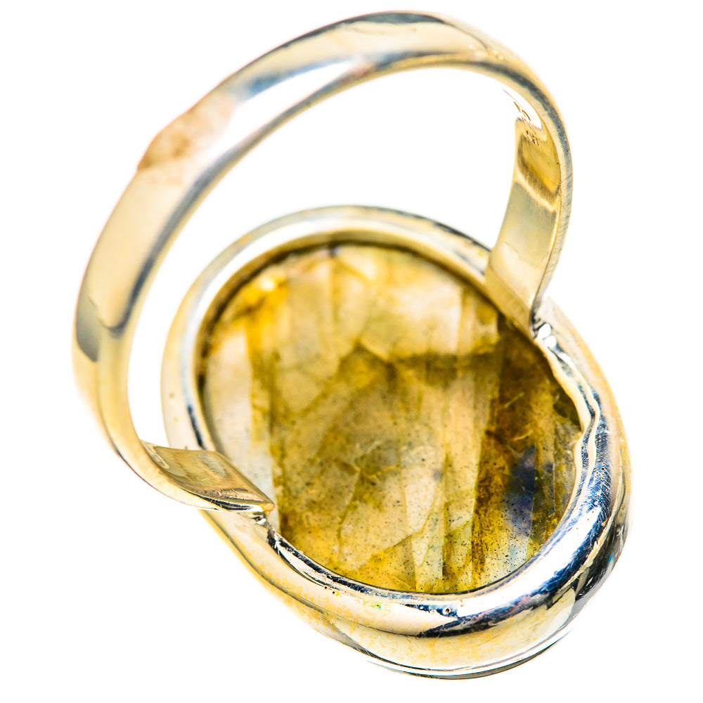 Labradorite Rings handcrafted by Ana Silver Co - RING128086 - Photo 3