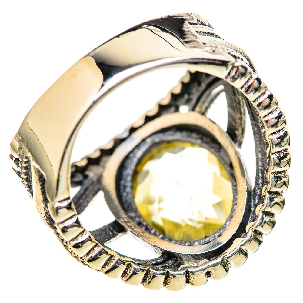 Lemon Quartz Rings handcrafted by Ana Silver Co - RING128093 - Photo 3