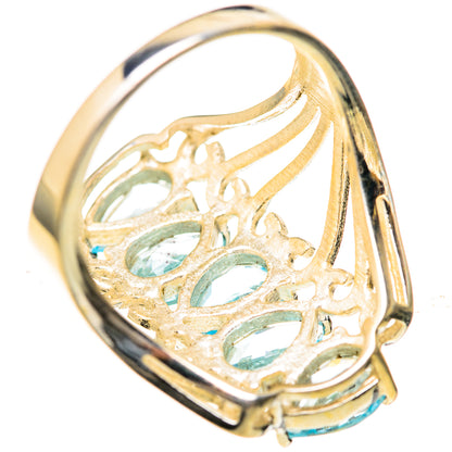 Blue Topaz Rings handcrafted by Ana Silver Co - RING128096 - Photo 3