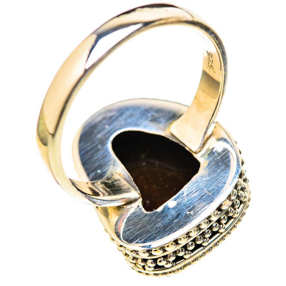 Mexican Fire Agate Rings handcrafted by Ana Silver Co - RING128105 - Photo 3