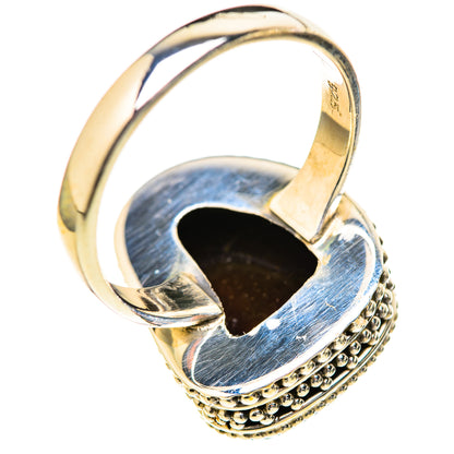 Mexican Fire Agate Rings handcrafted by Ana Silver Co - RING128105 - Photo 3