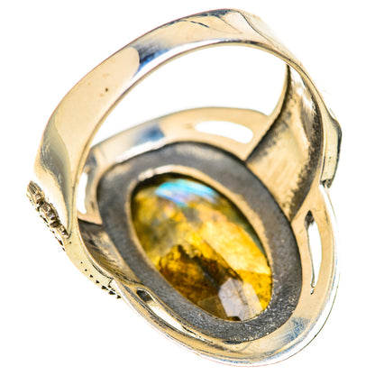Labradorite Rings handcrafted by Ana Silver Co - RING128121 - Photo 3