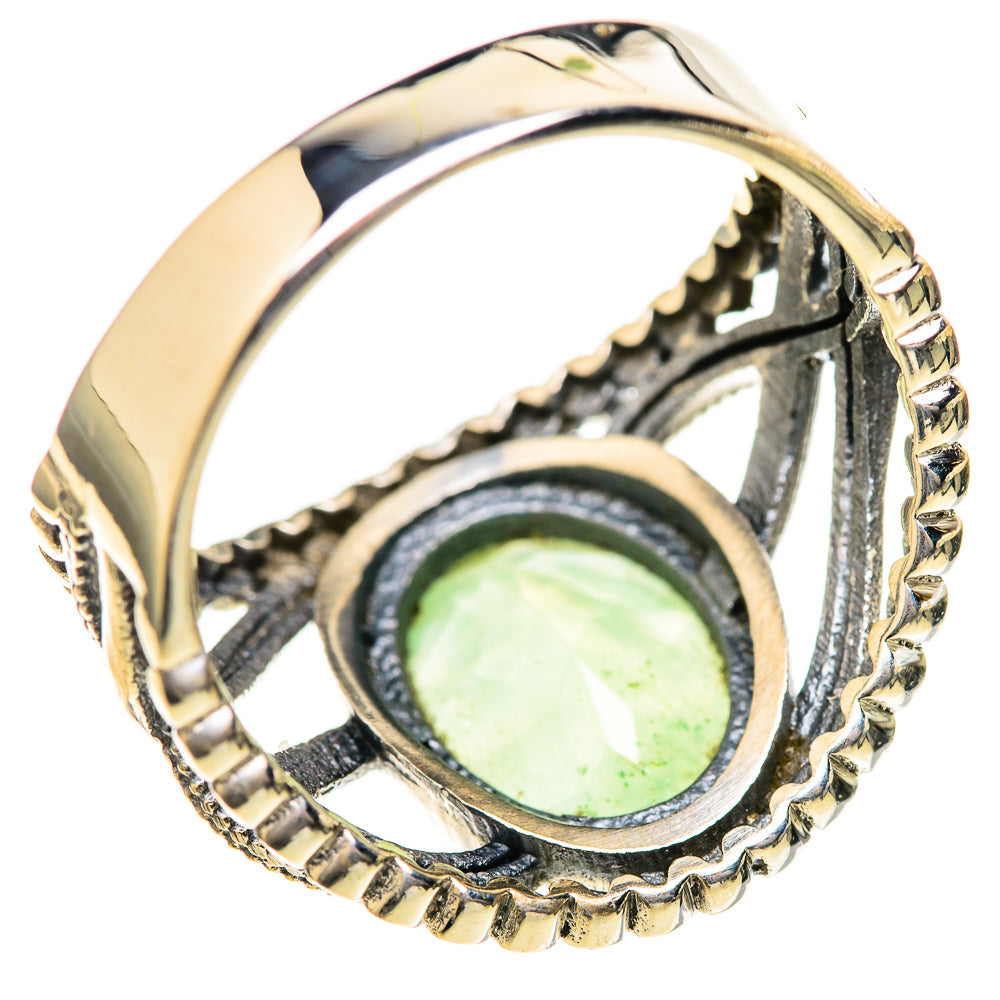 Prehnite Rings handcrafted by Ana Silver Co - RING128127 - Photo 3