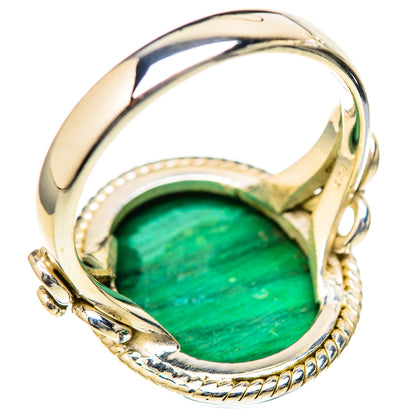 Malachite Rings handcrafted by Ana Silver Co - RING128130 - Photo 3