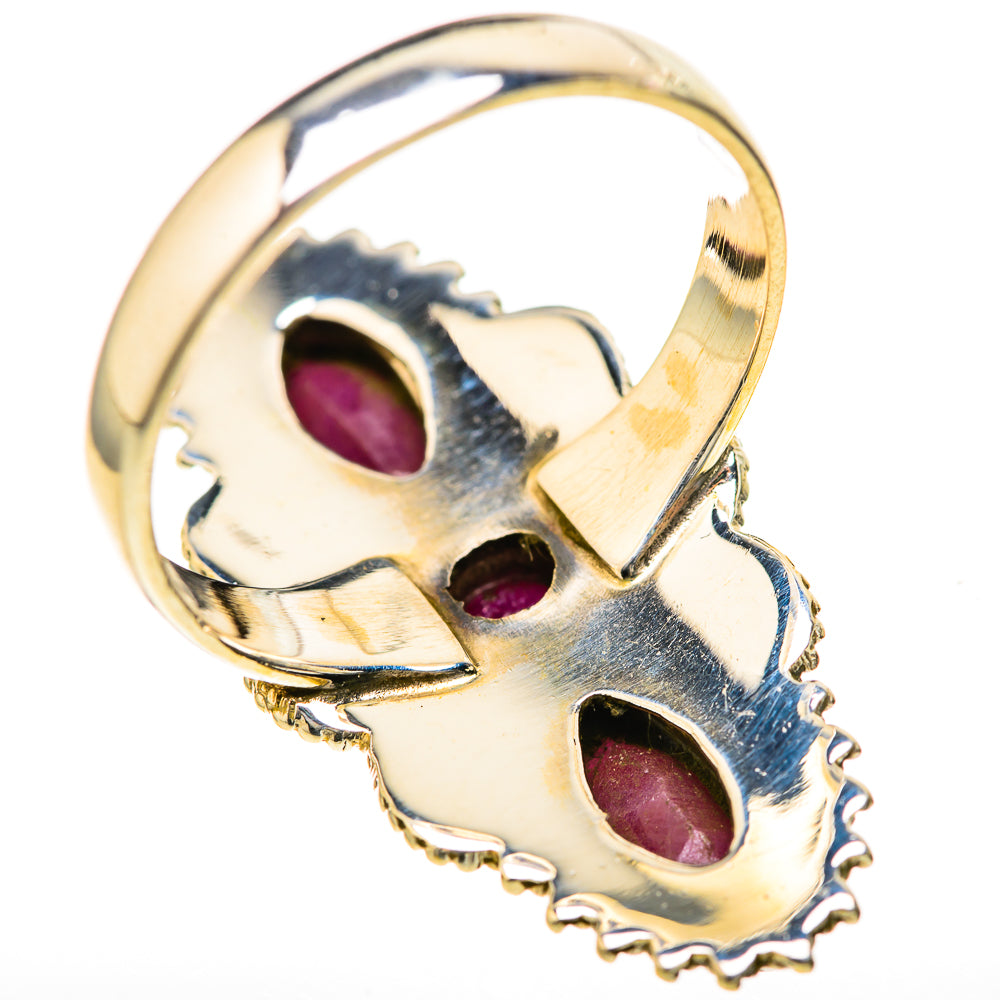 Red Sillimanite Rings handcrafted by Ana Silver Co - RING128132 - Photo 3