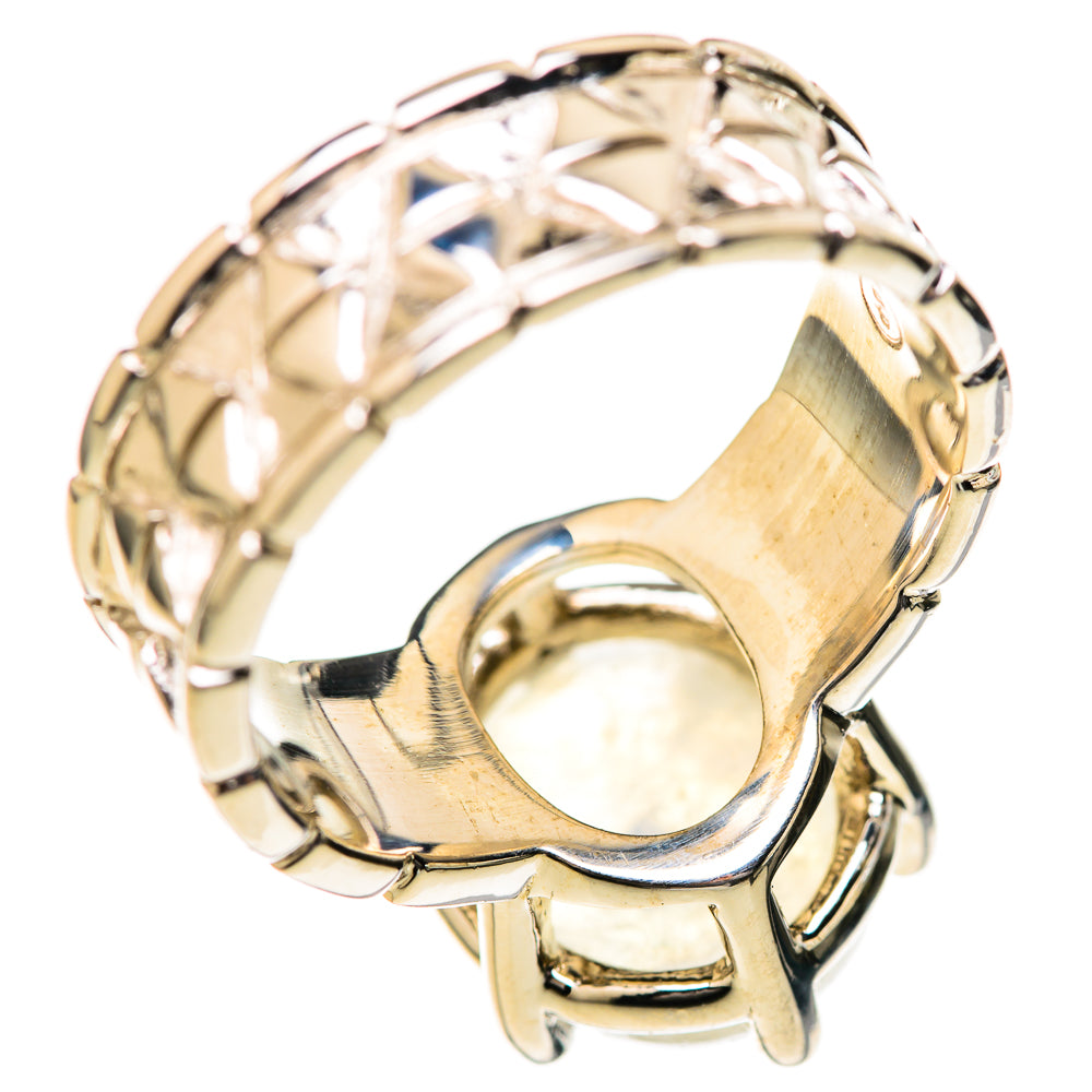 Rainbow Moonstone Rings handcrafted by Ana Silver Co - RING128135 - Photo 3