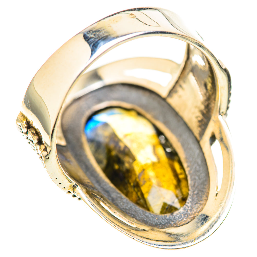 Labradorite Rings handcrafted by Ana Silver Co - RING128144 - Photo 3
