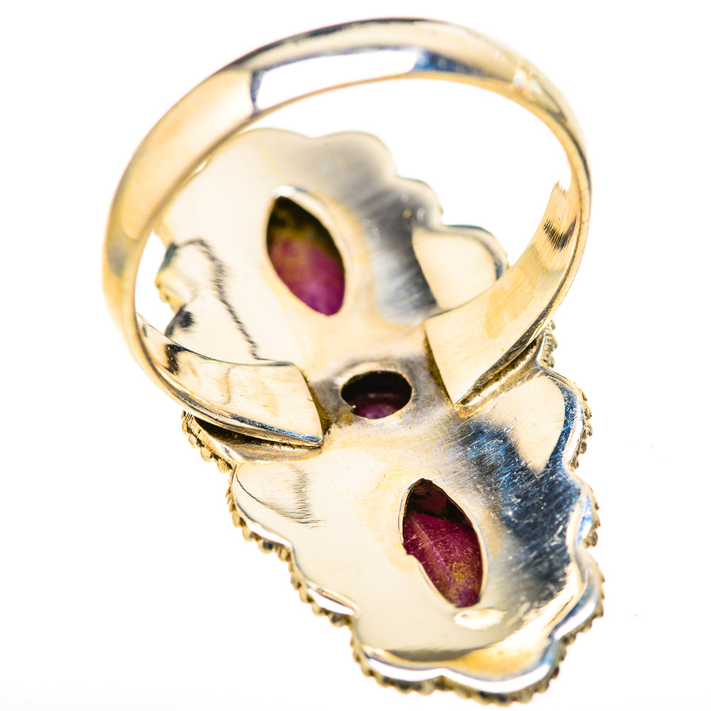 Red Sillimanite Rings handcrafted by Ana Silver Co - RING128156 - Photo 3