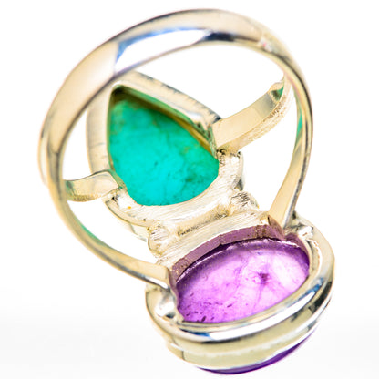 Chrysocolla Rings handcrafted by Ana Silver Co - RING128163 - Photo 3