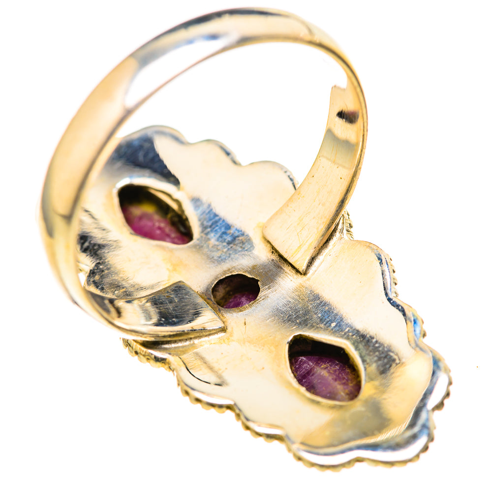 Red Sillimanite Rings handcrafted by Ana Silver Co - RING128176 - Photo 3