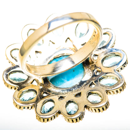 Larimar Rings handcrafted by Ana Silver Co - RING128188 - Photo 3