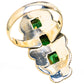 Zambian Emerald Rings handcrafted by Ana Silver Co - RING128195 - Photo 3