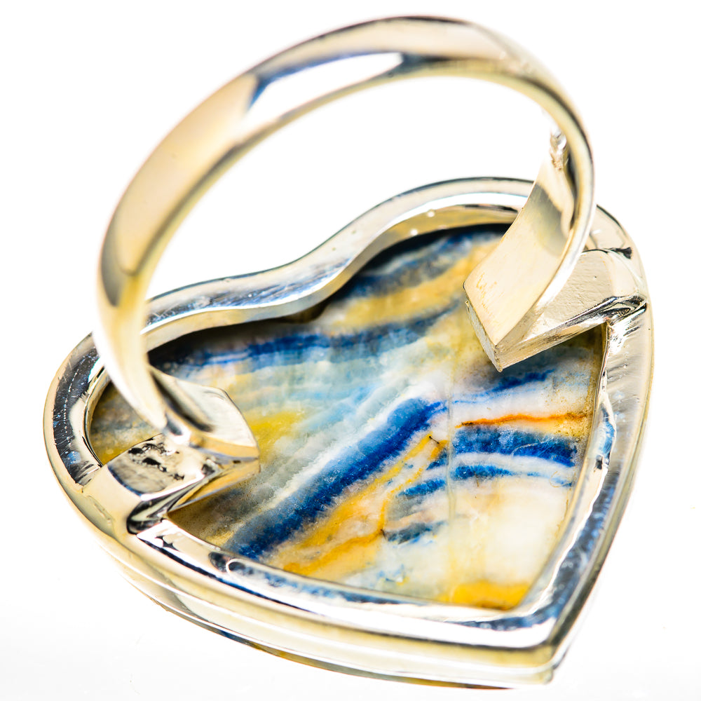 Blue Scheelite Rings handcrafted by Ana Silver Co - RING128213 - Photo 3