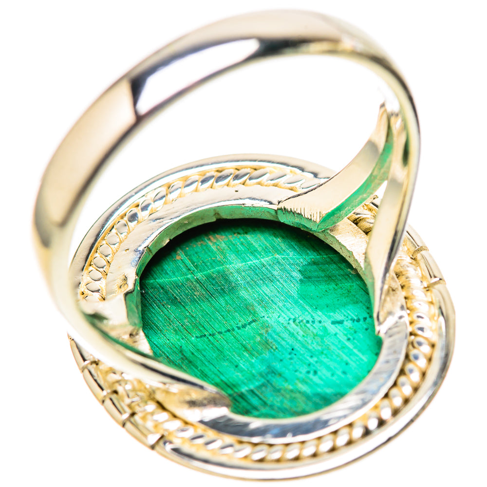 Malachite Rings handcrafted by Ana Silver Co - RING128226 - Photo 3