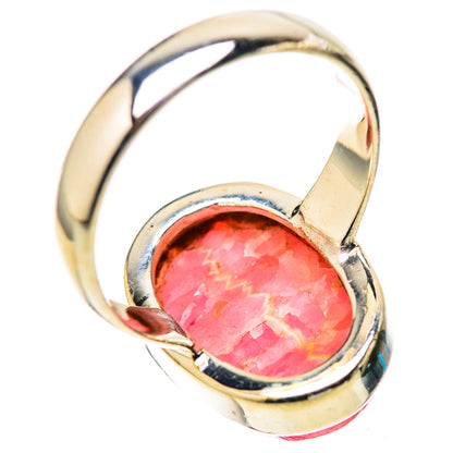 Rhodochrosite Rings handcrafted by Ana Silver Co - RING128233 - Photo 3