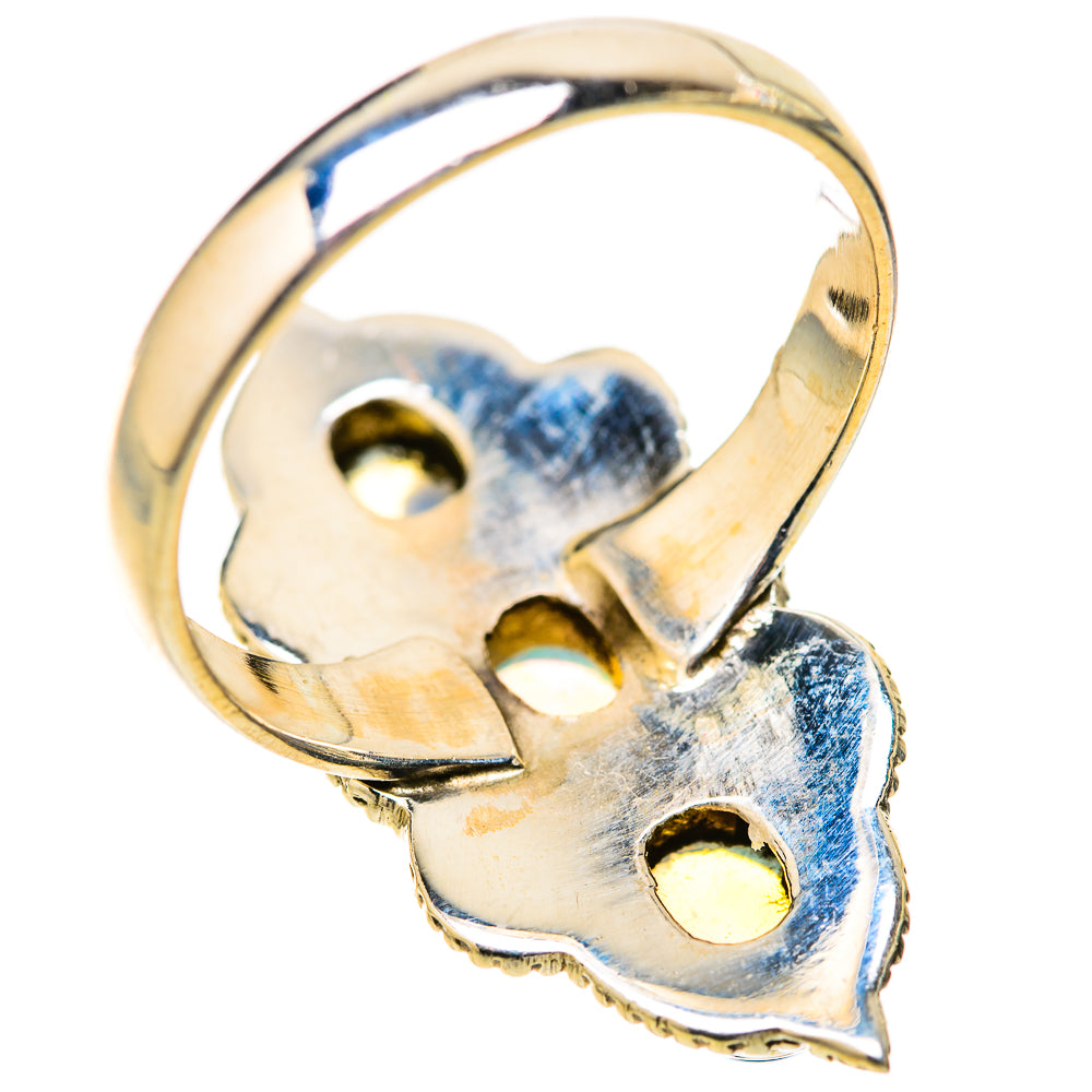 Ethiopian Opal Rings handcrafted by Ana Silver Co - RING128247 - Photo 3