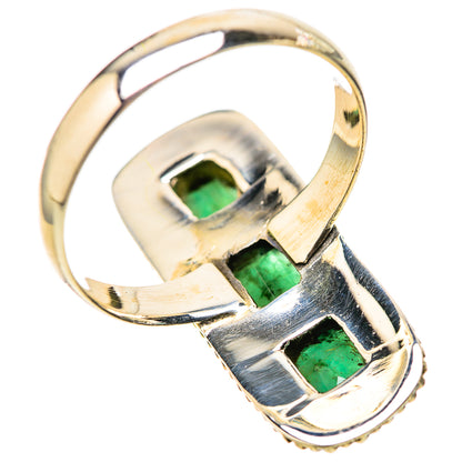 Zambian Emerald Rings handcrafted by Ana Silver Co - RING128256 - Photo 3